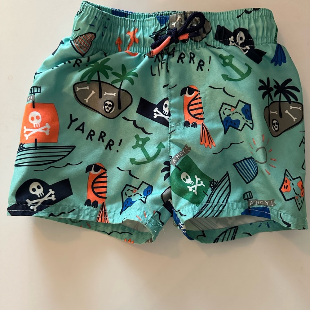 Pirates cove swim trunks!